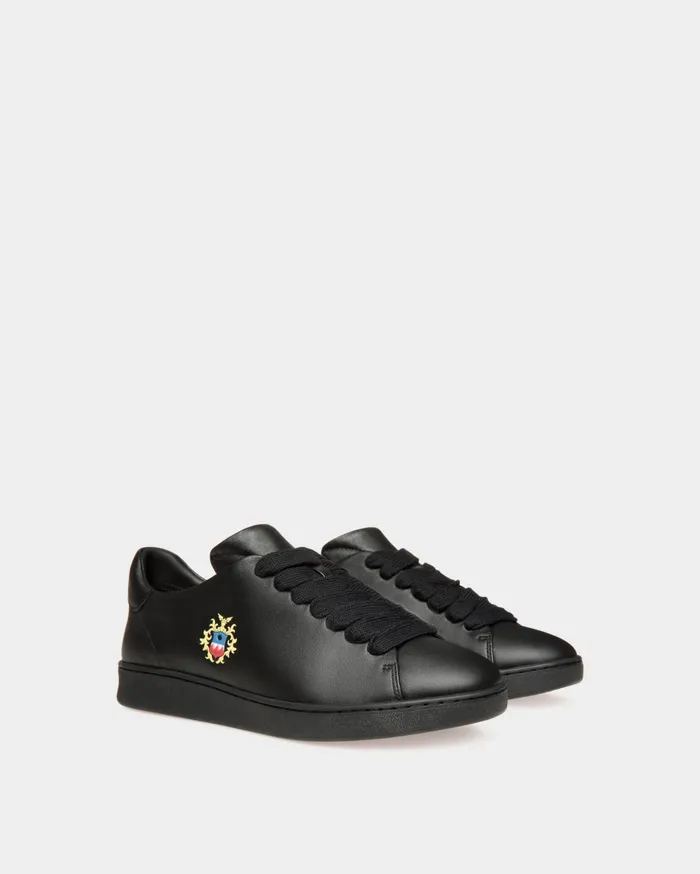 Adrien Brody Travel Collection Sneaker In Black Leather Men Bally Sneakers