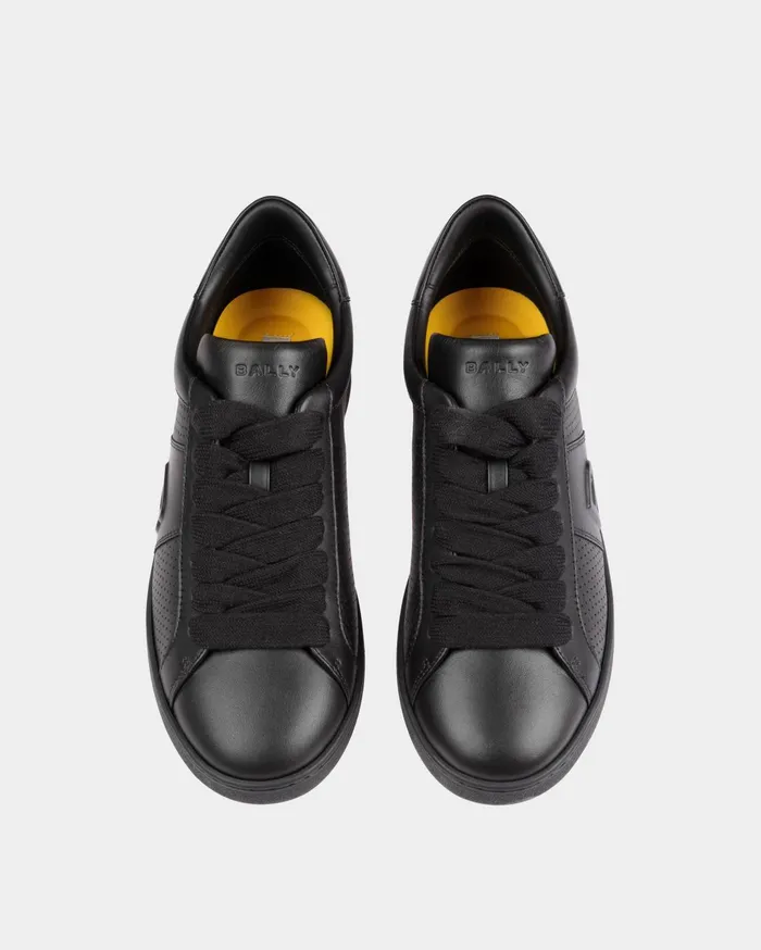 Adrien Brody Travel Collection Sneaker In Black Leather Men Bally Sneakers
