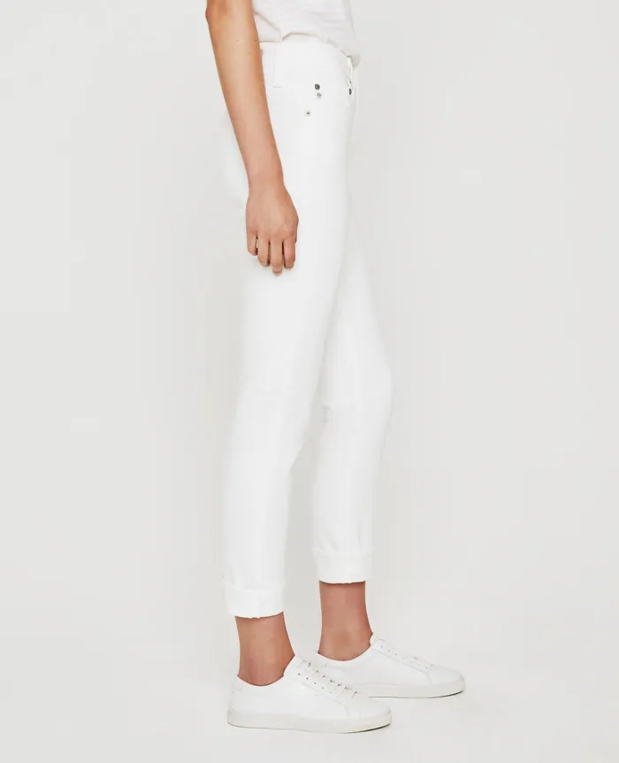 AG Jeans Denim Women ExBoyfriend Slim 1YR TONAL WHITE AG Jeans Denim Women ExBoyfriend Slim 1YR TONAL WHITE