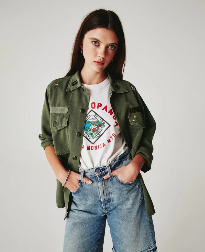 AG Jeans Jackets WomenMen Blake Jacket EB SUPER BLOOM VINTAGE GREEN