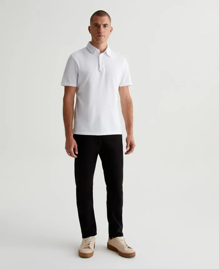 AG Jeans Polos Men Bryce Polo TRUE WHITE AG Jeans Polos Men Bryce Polo TRUE WHITE