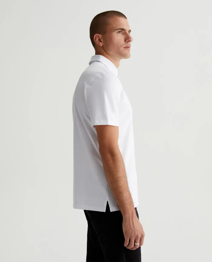 AG Jeans Polos Men Bryce Polo TRUE WHITE AG Jeans Polos Men Bryce Polo TRUE WHITE