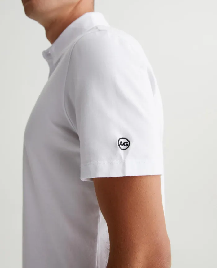 AG Jeans Polos Men Bryce Polo TRUE WHITE AG Jeans Polos Men Bryce Polo TRUE WHITE