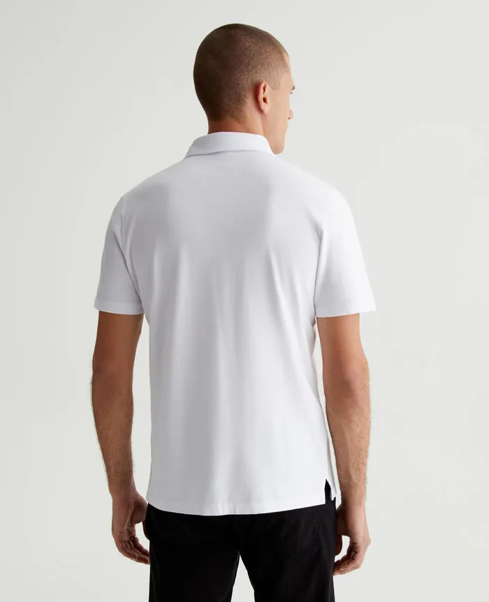 AG Jeans Polos Men Bryce Polo TRUE WHITE AG Jeans Polos Men Bryce Polo TRUE WHITE
