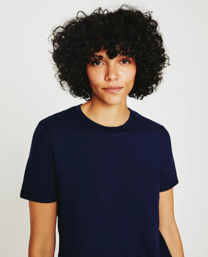 AG Jeans Tees and Tanks Women Jagger Crew DEEP NAVY AG Jeans Tees and Tanks Women Jagger Crew DEEP NAVY