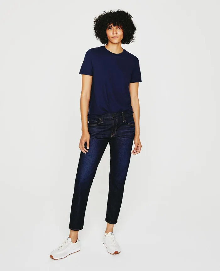 AG Jeans Tees and Tanks Women Jagger Crew DEEP NAVY AG Jeans Tees and Tanks Women Jagger Crew DEEP NAVY