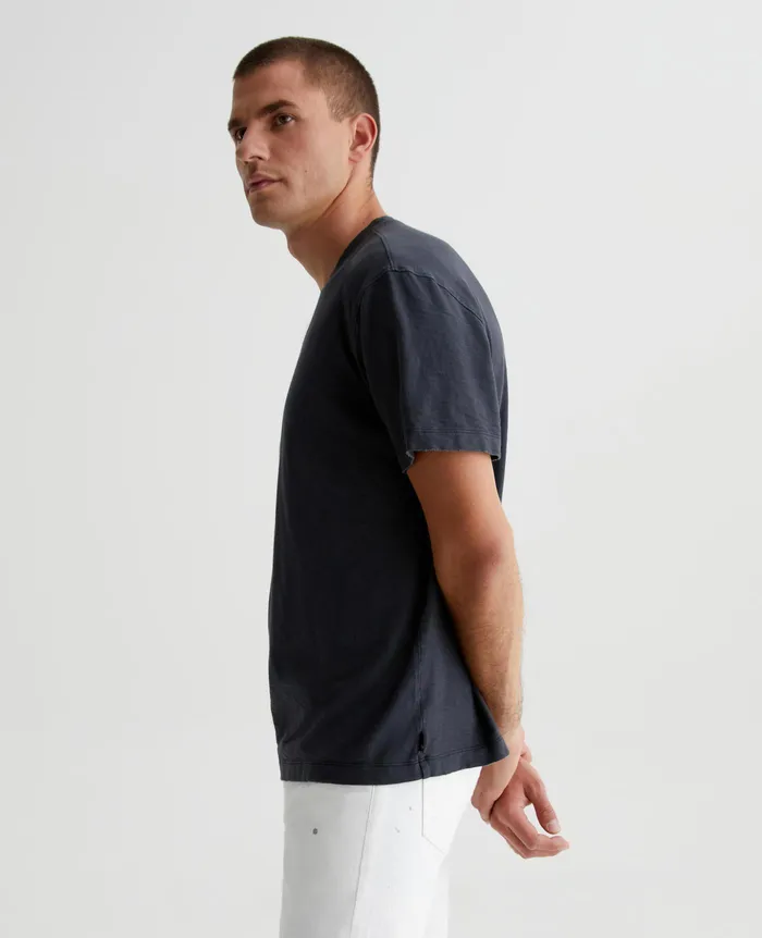 AG Jeans Tees Men Wesley Crew 5 YEARS TRUE BLACK AG Jeans Tees Men Wesley Crew 5 YEARS TRUE BLACK