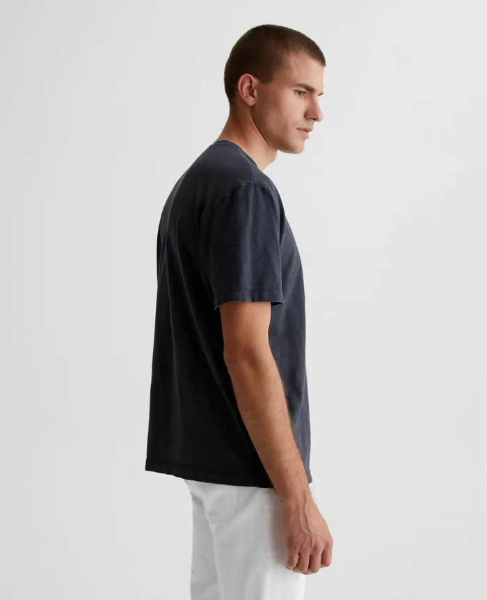AG Jeans Tees Men Wesley Crew 5 YEARS TRUE BLACK AG Jeans Tees Men Wesley Crew 5 YEARS TRUE BLACK