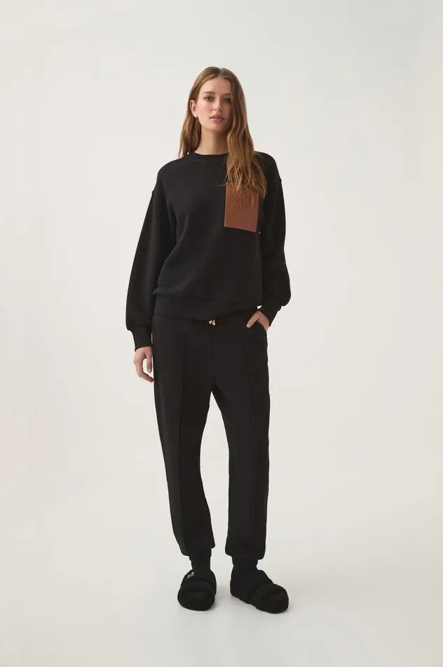 Aje Pants Flores Trackpant Black 8211 Women Aje Pants Flores Trackpant Black 8211 Women