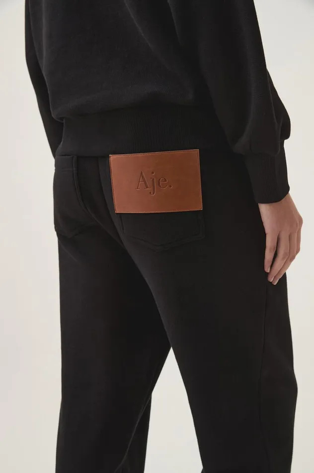 Aje Pants Flores Trackpant Black 8211 Women Aje Pants Flores Trackpant Black 8211 Women