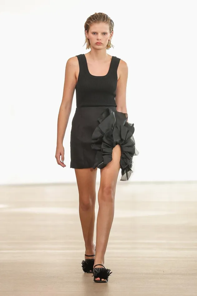 Aje Skirts Energy Mini Skirt Black 8211 Women