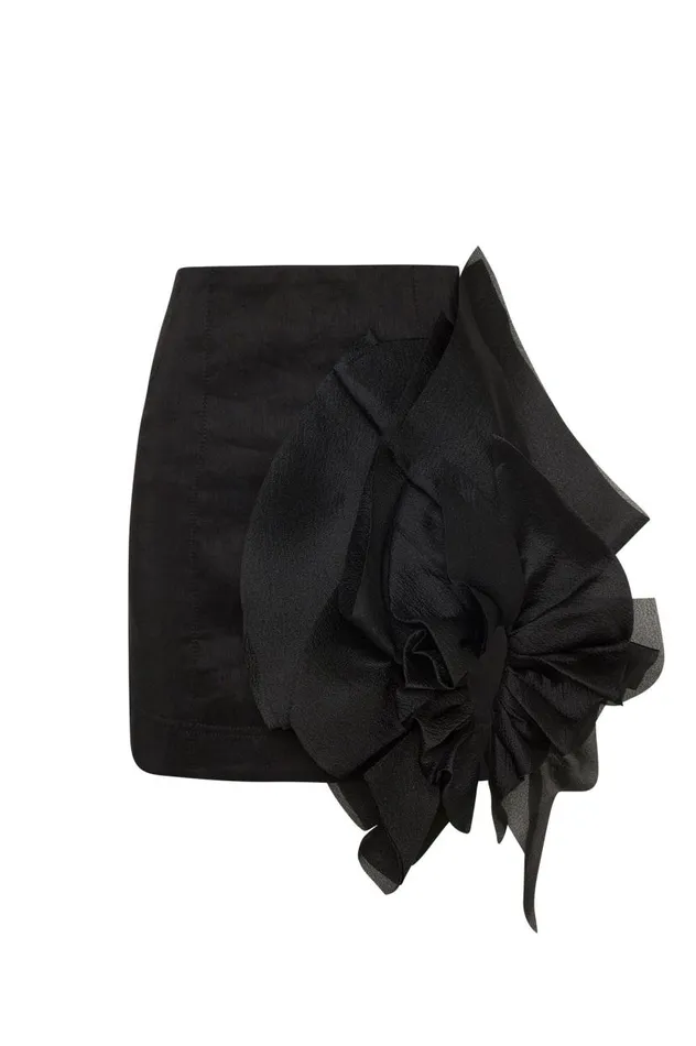 Aje Skirts Energy Mini Skirt Black 8211 Women Aje Skirts Energy Mini Skirt Black 8211 Women