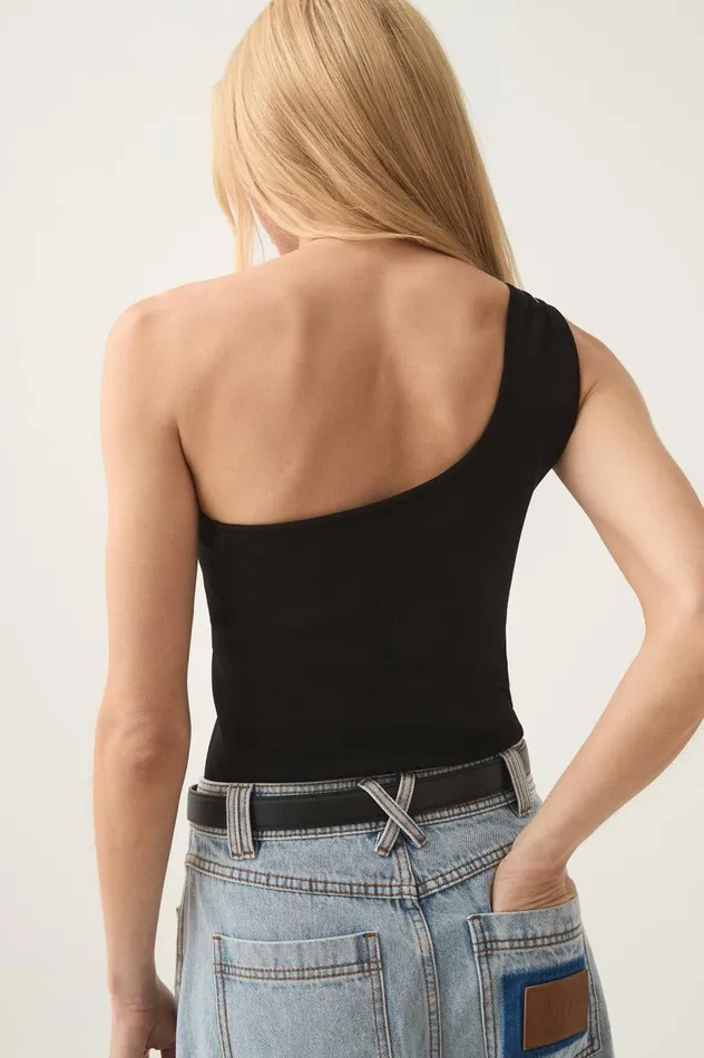 Aje Tops Vibrancy Knit Sleeveless Top Black 8211 Women Aje Tops Vibrancy Knit Sleeveless Top Black 8211 Women