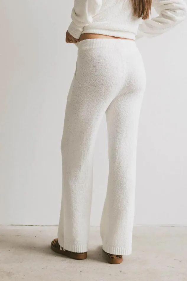 All Bottoms Women Bohme Breck Knit Pants In Cream