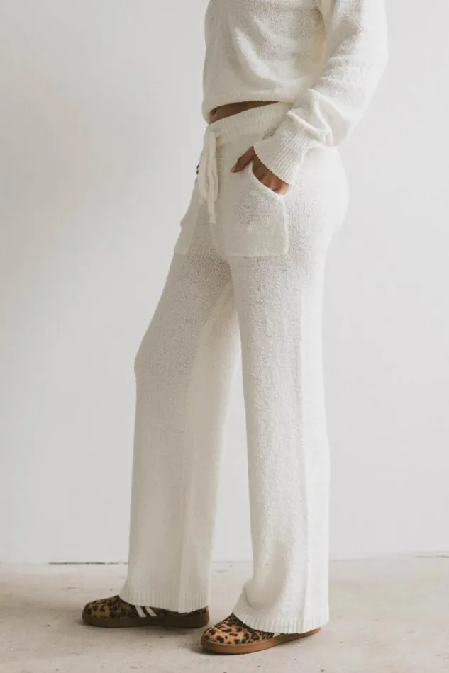 All Bottoms Women Bohme Breck Knit Pants In Cream