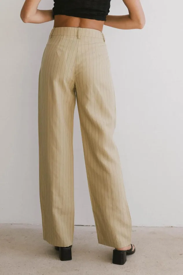 All Bottoms Women Bohme Frank And Oak Annie Linen Pants Cream