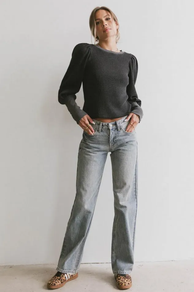 All Bottoms Women Bohme Marshall Straight Leg Jeans In Medium Wash Medium Wash