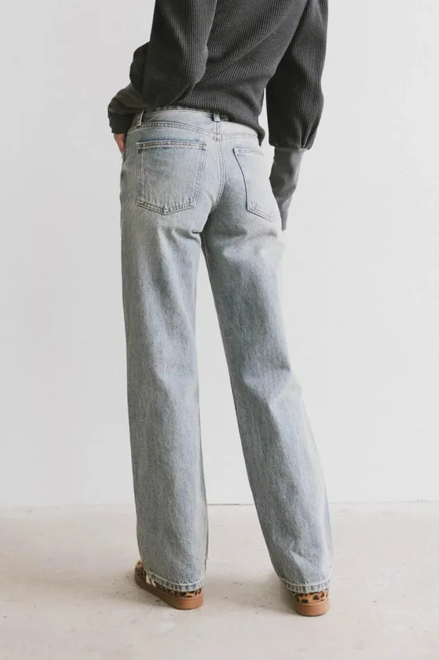 All Bottoms Women Bohme Marshall Straight Leg Jeans In Medium Wash Medium Wash