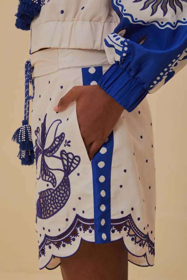 Artisanal Embroidered Shorts Women FARM Rio Shorts