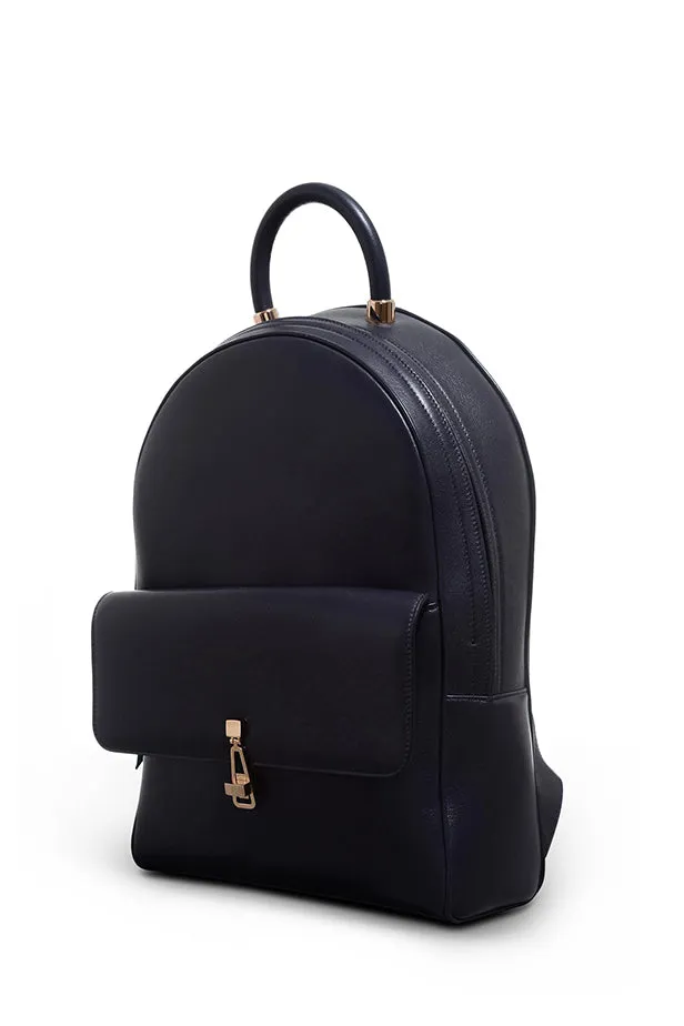 Backpacks Women Gabriela Hearst Billie Backpack In Navy Nappa Leather
