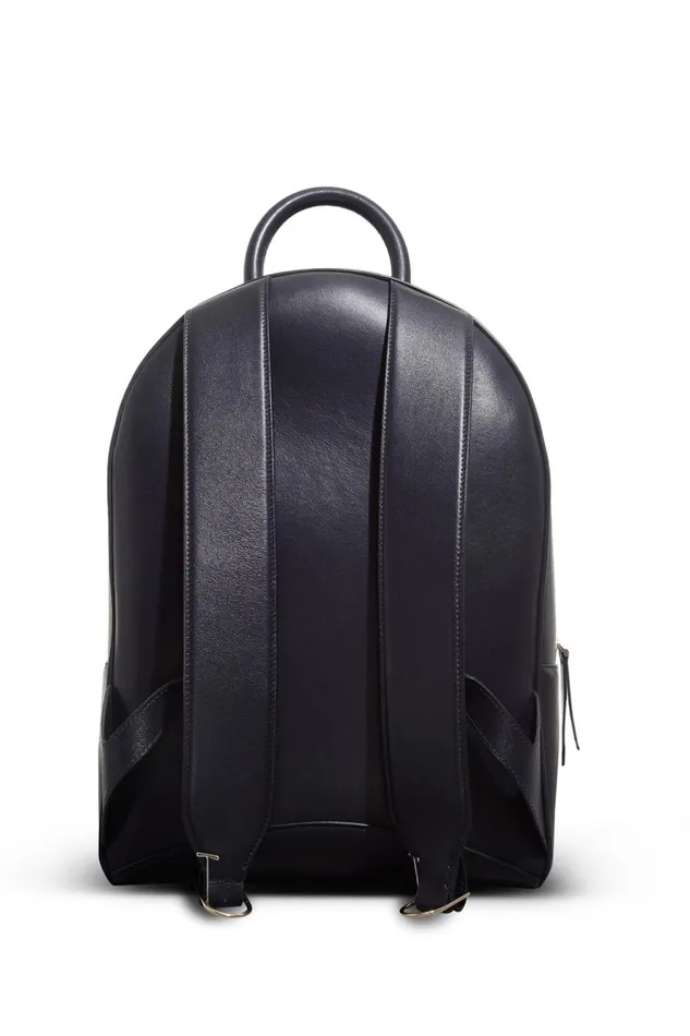Backpacks Women Gabriela Hearst Billie Backpack In Navy Nappa Leather