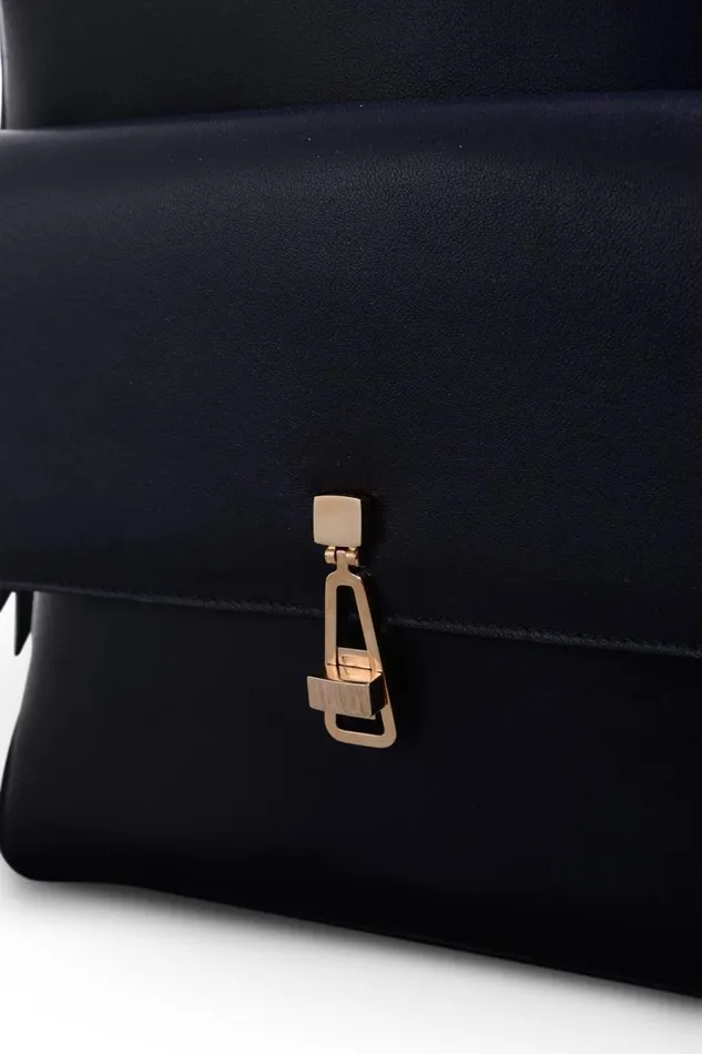 Backpacks Women Gabriela Hearst Billie Backpack In Navy Nappa Leather