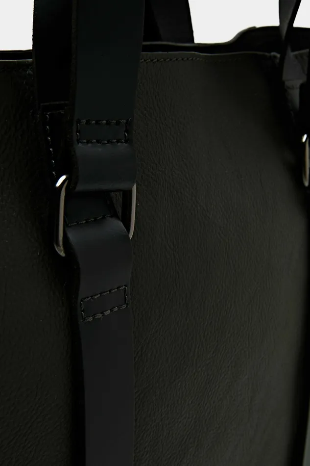 Bags Wallets Men Esprit Leather Tote Bag Black