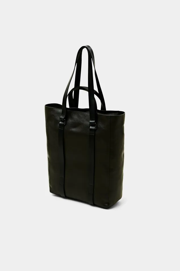 Bags Wallets Men Esprit Leather Tote Bag Black