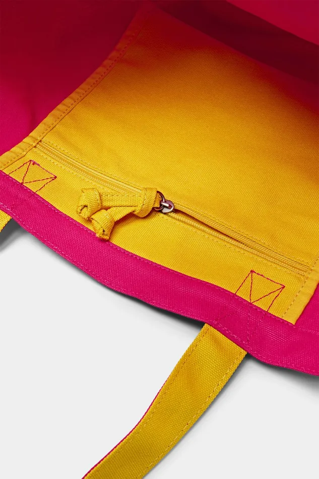 Bags Wallets Men Esprit Logo Canvas Tote Bag Pink Fuchsia
