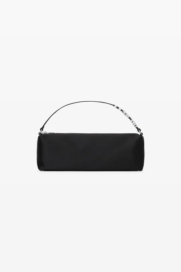 Bags Women Alexander Wang Heiress Flex Bag In Satin With CrystalEmbellished Charms