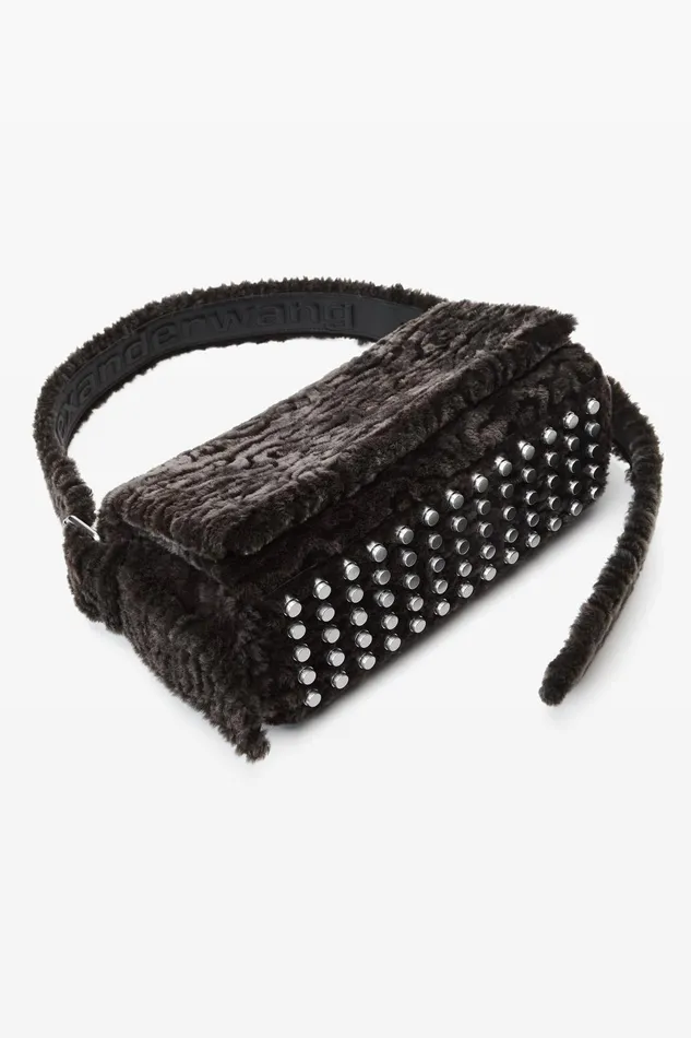 Bags Women Alexander Wang OnlineExclusive Ricco Medium Flap Bag In Lamb Shearling
