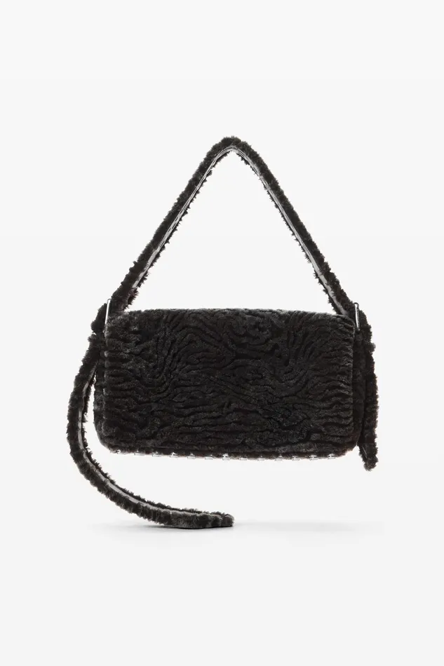 Bags Women Alexander Wang OnlineExclusive Ricco Medium Flap Bag In Lamb Shearling