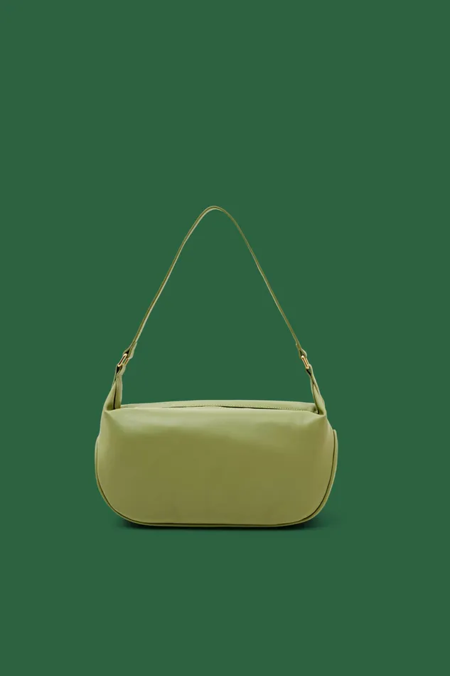Bags Women Esprit HalfMoon Shoulder Bag Light Green