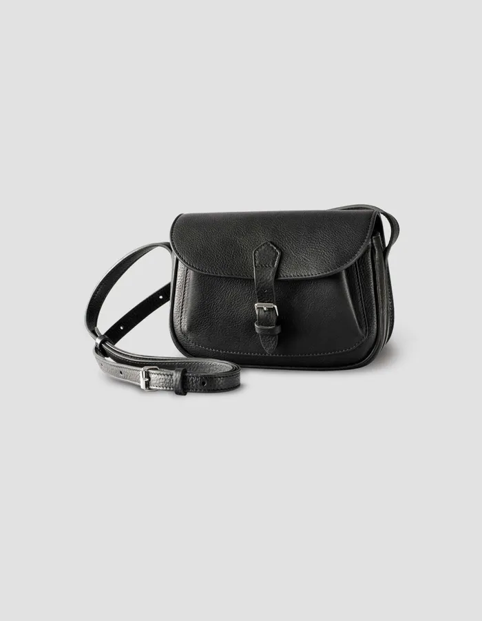 Bags Women Margaret Howell Small Pleat Pocket Satchel Black