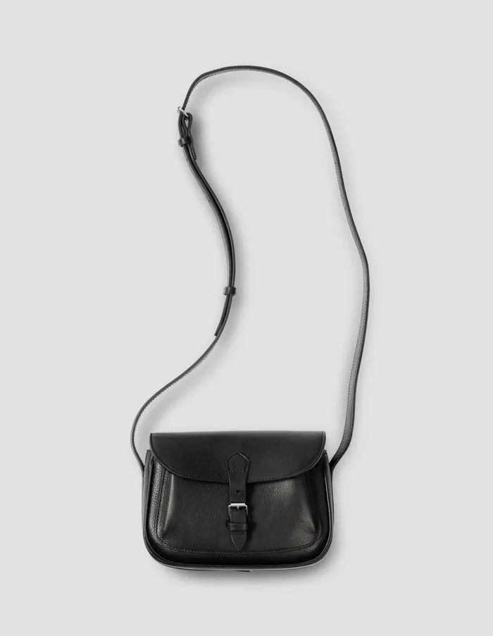 Bags Women Margaret Howell Small Pleat Pocket Satchel Black