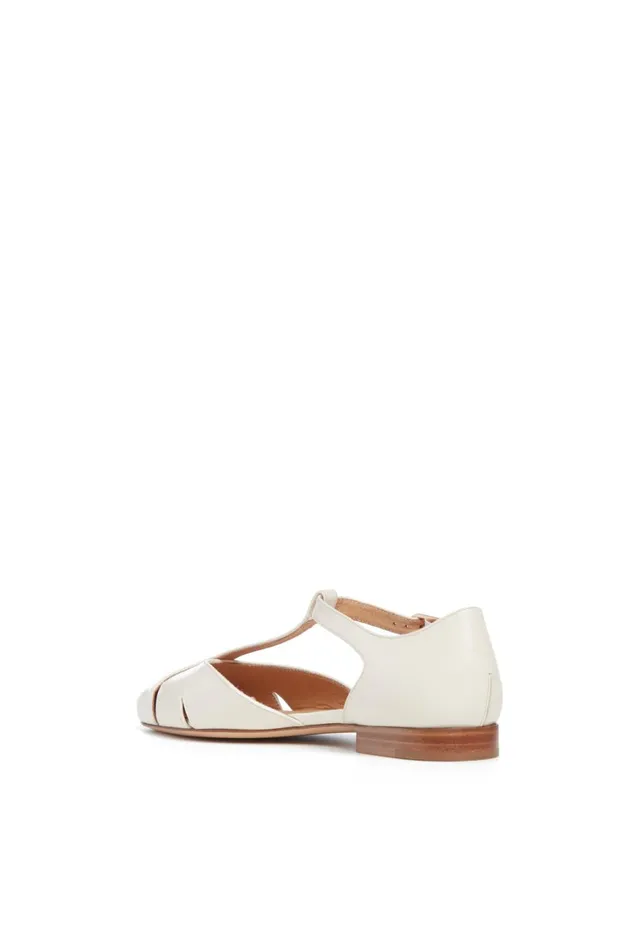 Ballet Flats Women Gabriela Hearst Harlow Ballerina Flat Shoe In Cream Leather Ballet Flats Women Gabriela Hearst Harlow Ballerina Flat Shoe In Cream Leather