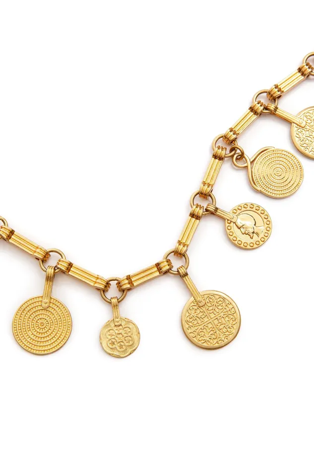 Belts Women RIXO Isolde Gold Belts Women RIXO Isolde Gold