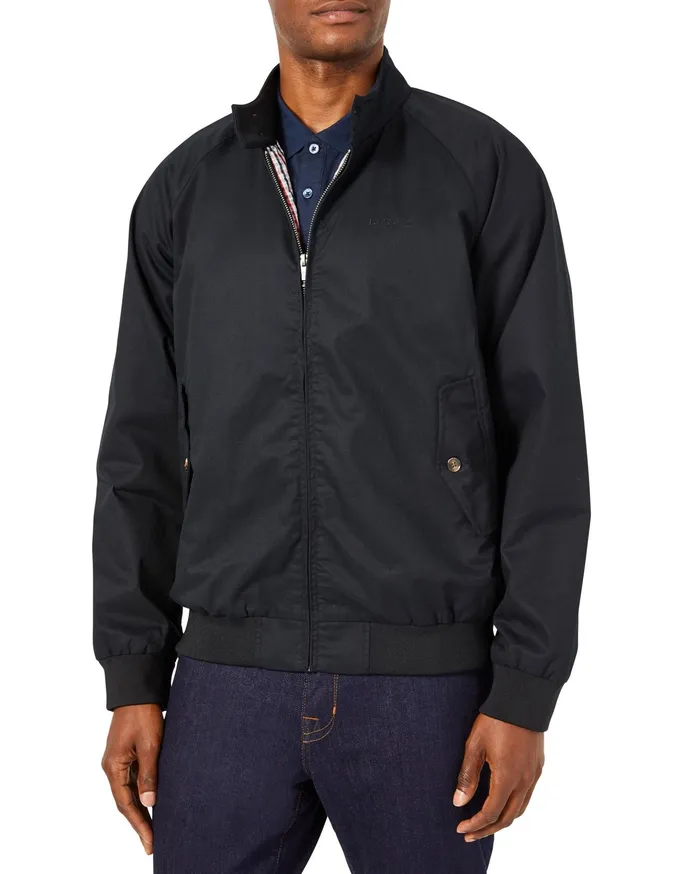 Ben Sherman Harringtons Harrington Jacket 8211 Black 8211 Men