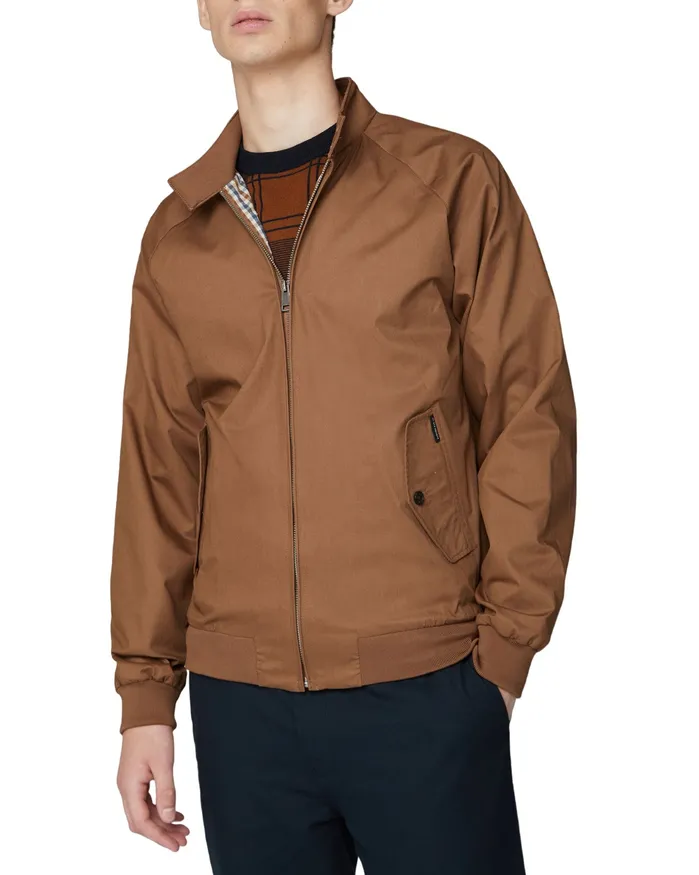 Ben Sherman Harringtons Harrington Jacket 8211 Tan 8211 Men