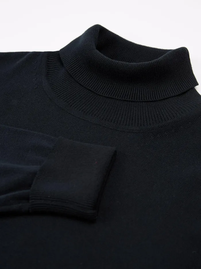Ben Sherman Knitwear Signature Knit RollNeck Sweater 8211 Black 8211 Men