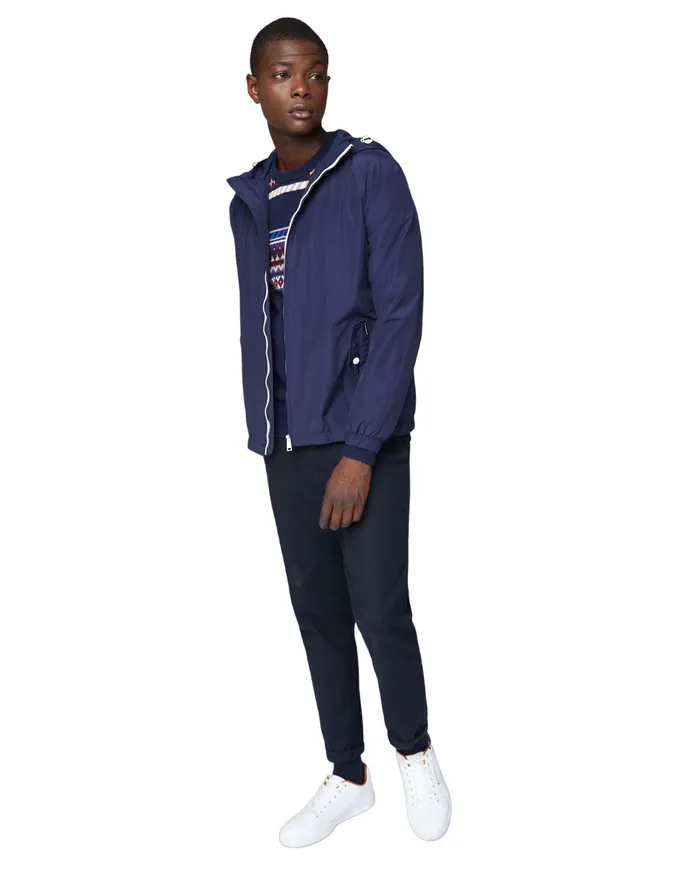 Ben Sherman Outerwear Casual Hooded Jacket 8211 Navy 8211 Men