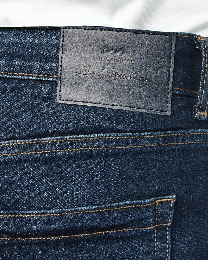 Ben Sherman Pants and Chinos 5Pocket Denim Jeans 8211 Indigo Wash 8211 Men