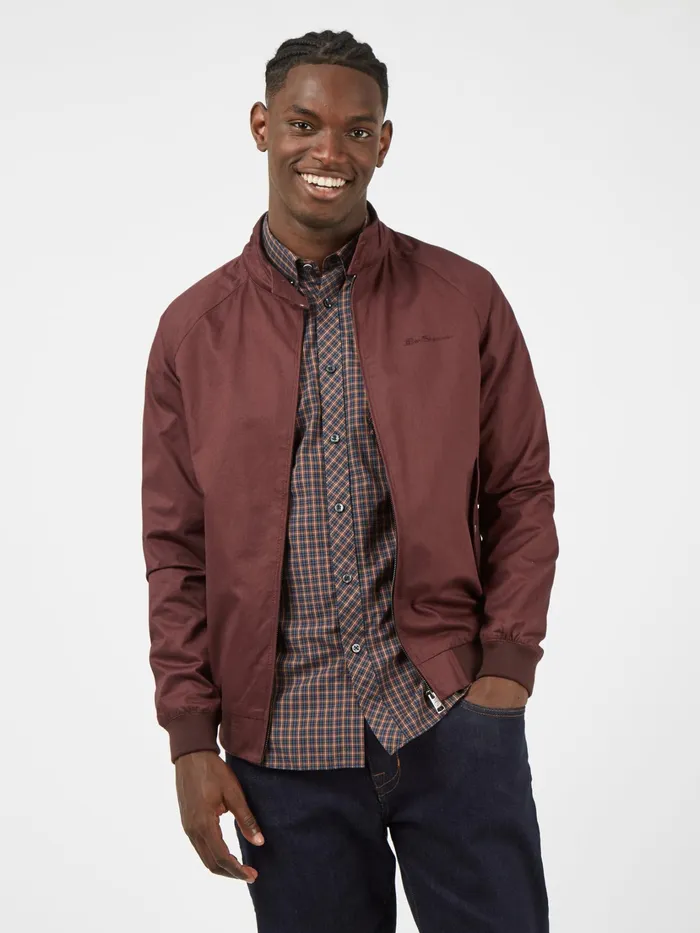 Ben Sherman Shirting LongSleeve MiniCheck Shirt 8211 Coffee 8211 Men