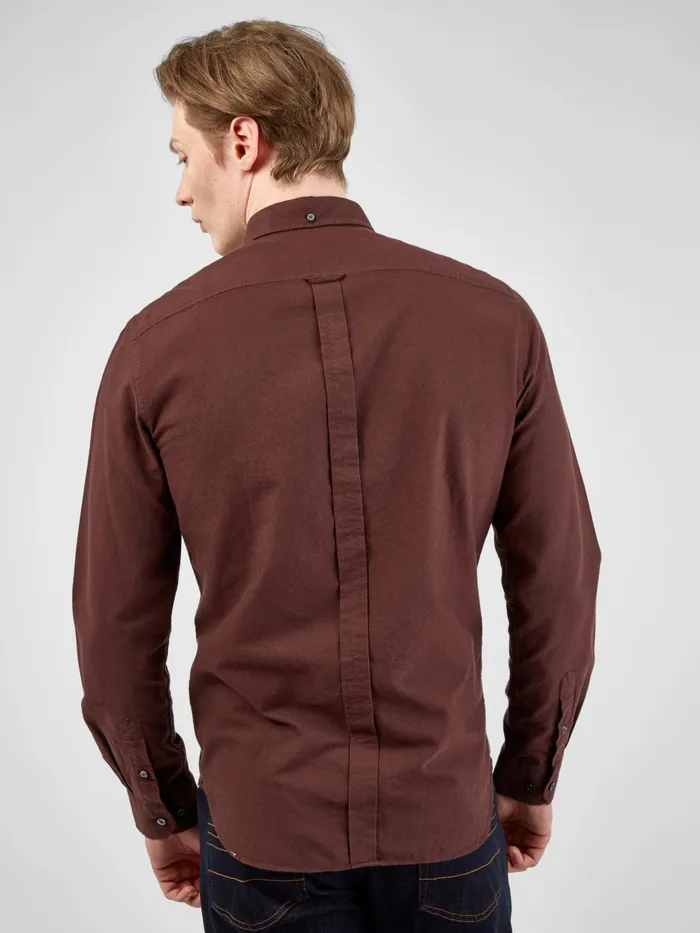 Ben Sherman Shirting LongSleeve Signature Oxford Shirt 8211 Bordeaux 8211 Men