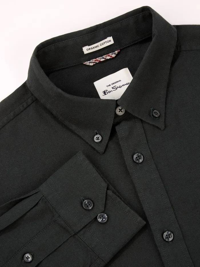 Ben Sherman Shirting LongSleeve Signature Oxford Shirt 8211 Dark Green 8211 Men