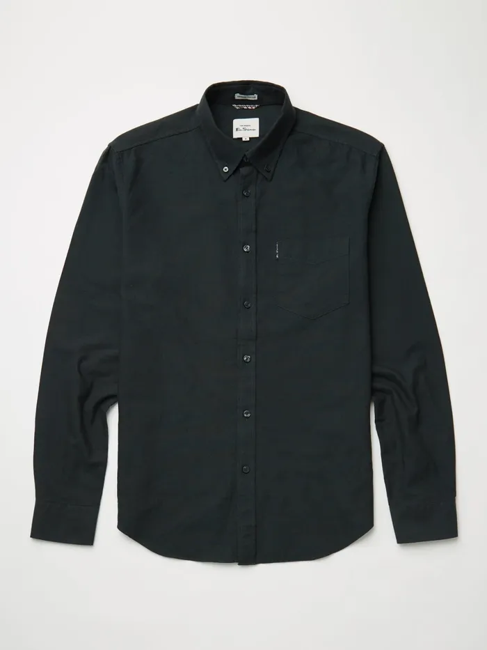 Ben Sherman Shirting LongSleeve Signature Oxford Shirt 8211 Dark Green 8211 Men