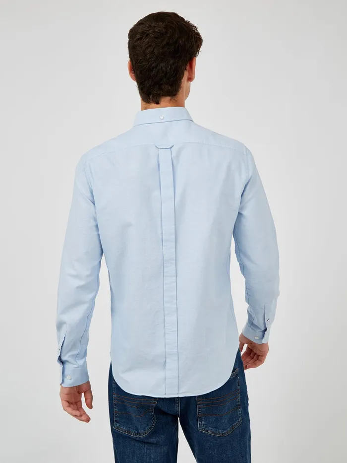 Ben Sherman Shirting LongSleeve Signature Oxford Shirt 8211 Sky 8211 Men