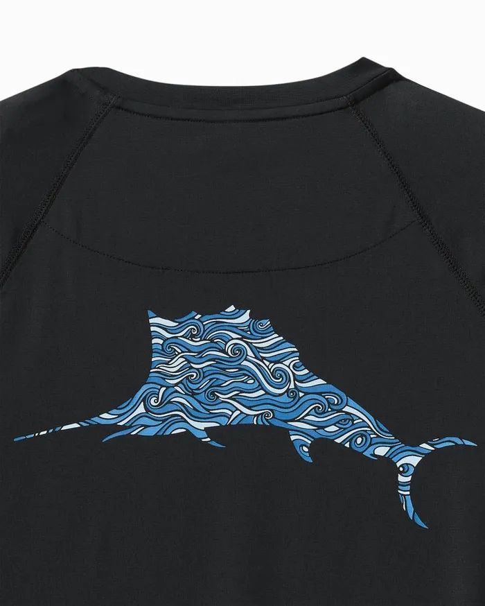 Big and Tall Big and Tall Chill Time Lush Hour Crew IslandZone Rash Guard Classic Blue Tommy Bahama TShirts Big and Tall Big and Tall Chill Time Lush Hour Crew IslandZone Rash Guard Classic Blue Tommy Bahama TShirts