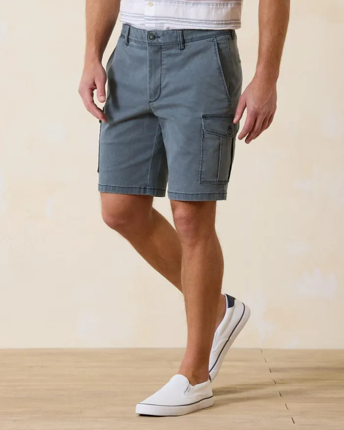 Big and Tall Big and Tall Chip Shot IslandZone Shorts Black Tommy Bahama Shorts