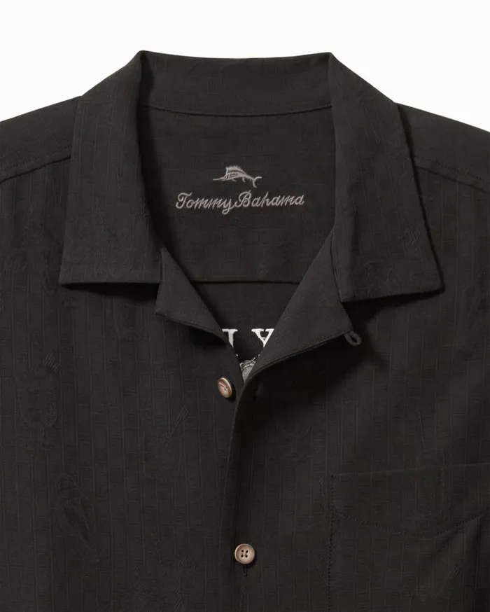 Big and Tall Big and Tall Here To Shake Things Up Silk Camp Shirt Black Tommy Bahama Shirts Big and Tall Big and Tall Here To Shake Things Up Silk Camp Shirt Black Tommy Bahama Shirts